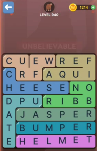 FillWords Level 940