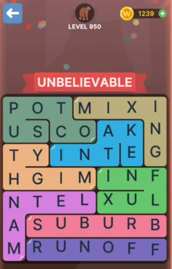 FillWords Level 950