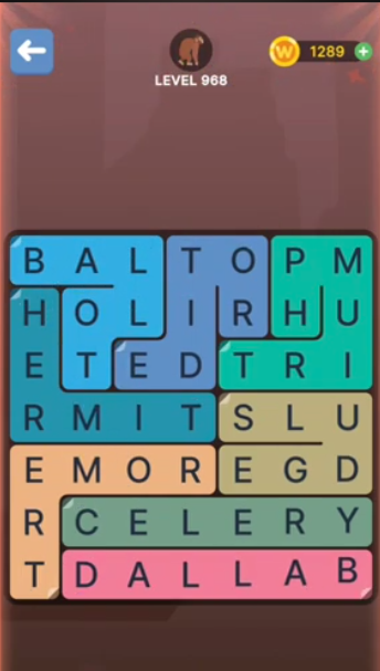 FillWords Level 968