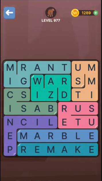 FillWords Level 977