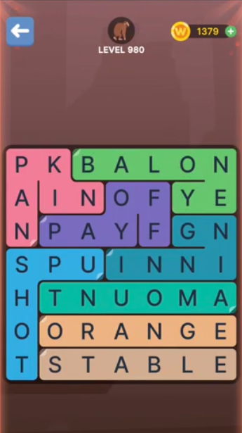 FillWords Level 980