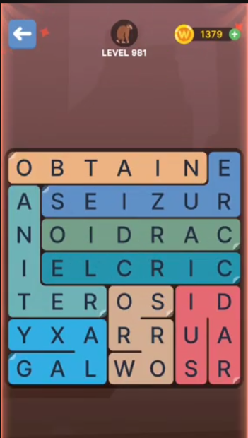 FillWords Level 981