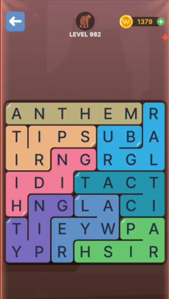FillWords Level 982