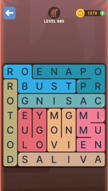 FillWords Level 985