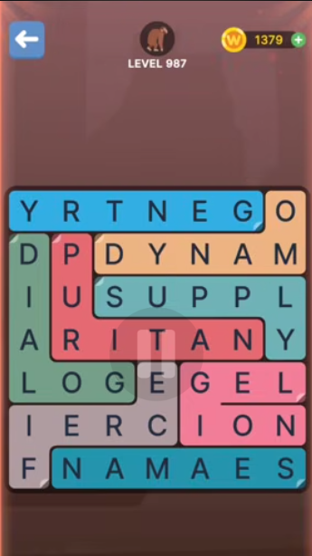 FillWords Level 987