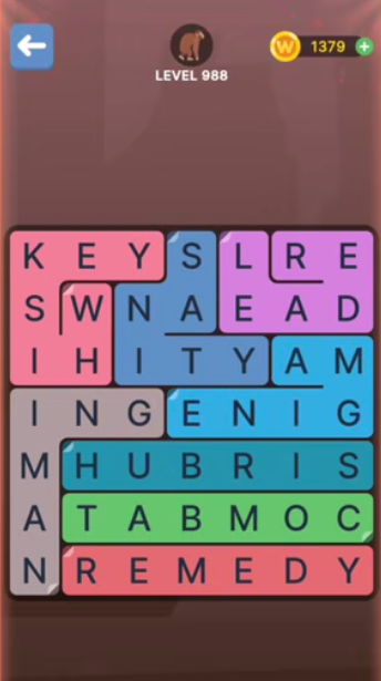 FillWords Level 988