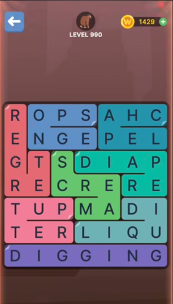 FillWords Level 990