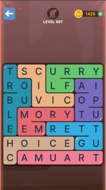 FillWords Level 997