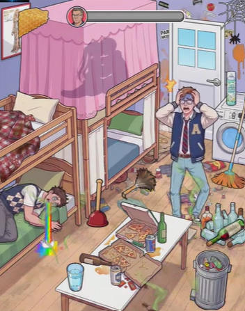 Puzzle Time Brainy Challenge Dorm Inspection