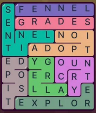 FillWords Level 1332