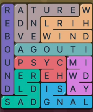FillWords Level 1334