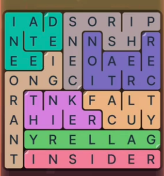FillWords Level 1345