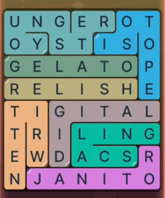 FillWords Level 1396