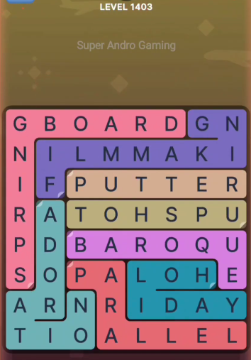 FillWords Level 1403