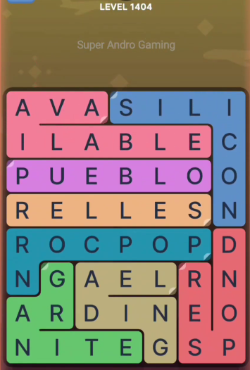 FillWords Level 1404