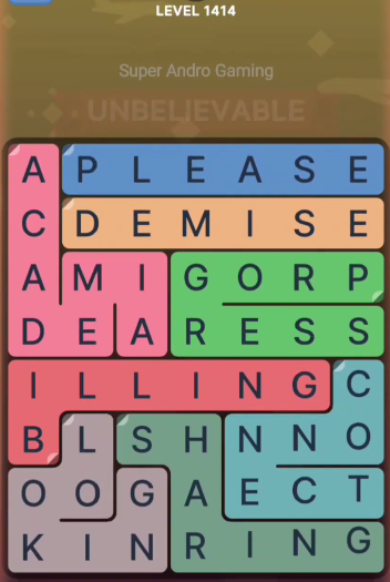 FillWords Level 1414