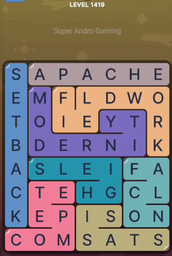 FillWords Level 1419