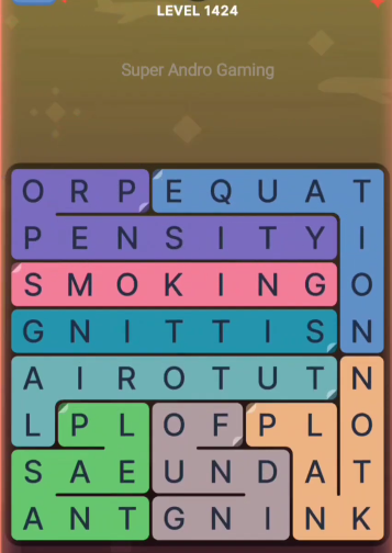 FillWords Level 1424