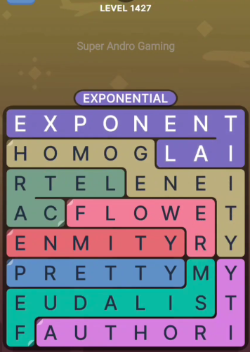 FillWords Level 1427
