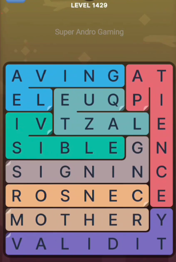 FillWords Level 1429