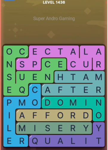 FillWords Level 1436