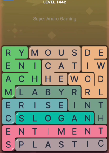 FillWords Level 1442