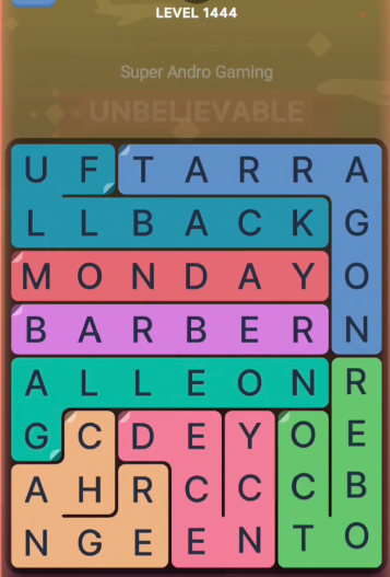 FillWords Level 1444
