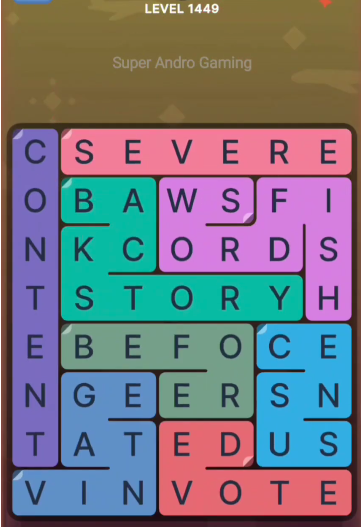 FillWords Level 1449
