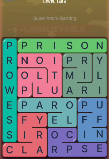 FillWords Level 1454