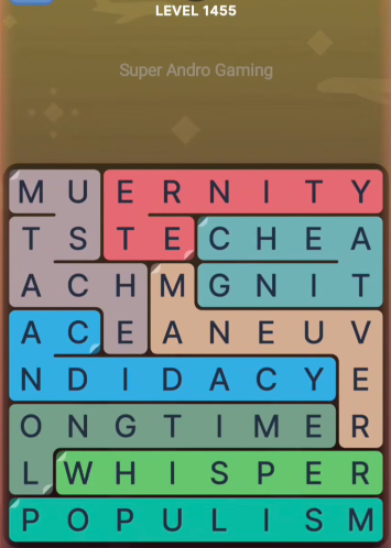 FillWords Level 1455
