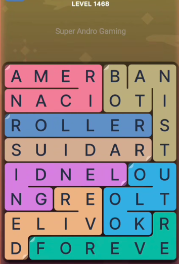 FillWords Level 1468