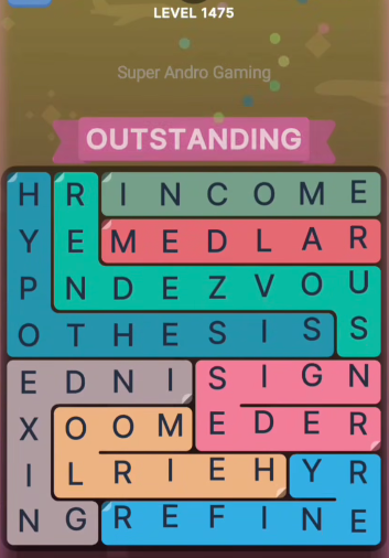 FillWords Level 1475
