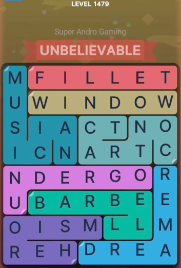 FillWords Level 1479