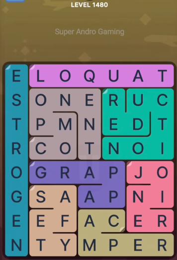 FillWords Level 1480