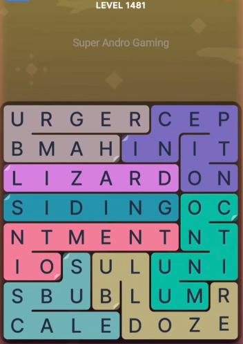 FillWords Level 1481