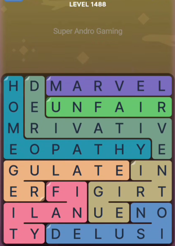 FillWords Level 1488