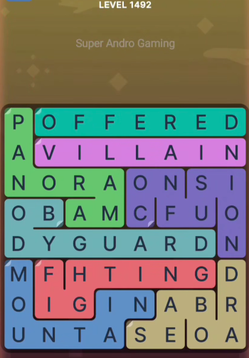 FillWords Level 1492
