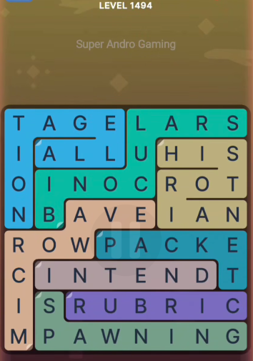 FillWords Level 1494