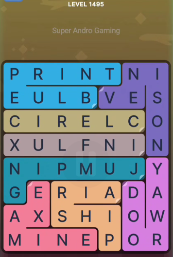 FillWords Level 1495