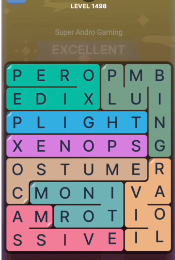 FillWords Level 1498