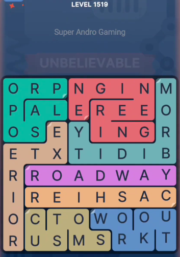 FillWords Level 1519