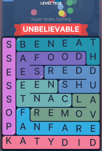 FillWords Level 1528