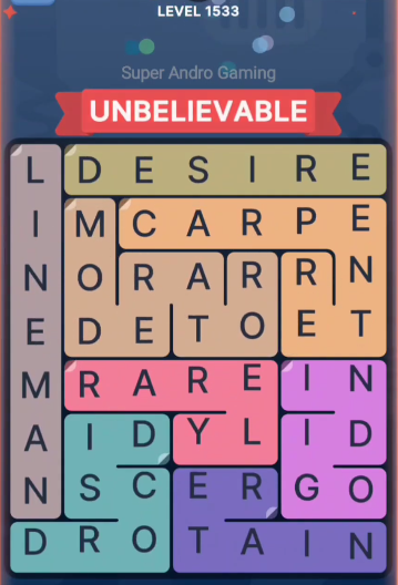 FillWords Level 1533