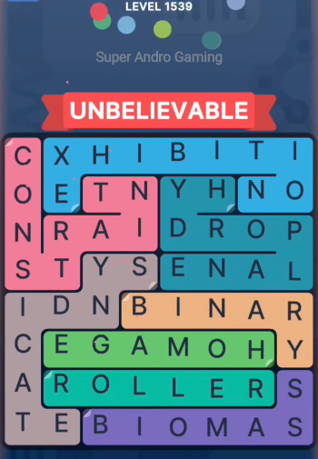 FillWords Level 1539