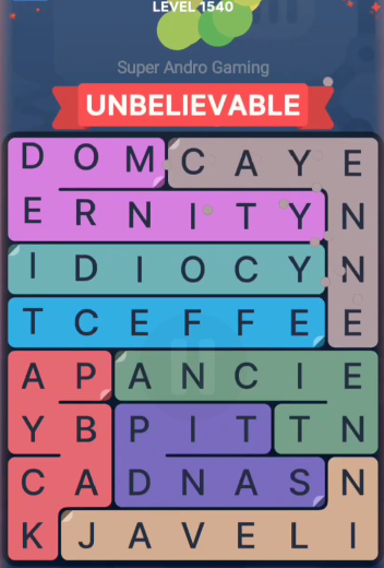 FillWords Level 1540