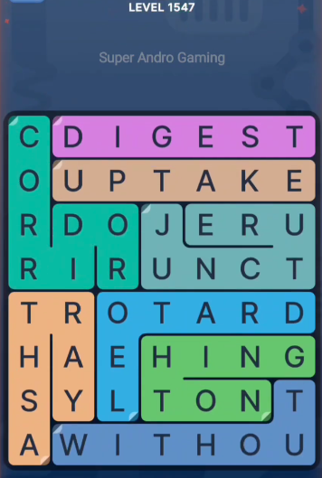 FillWords Level 1547