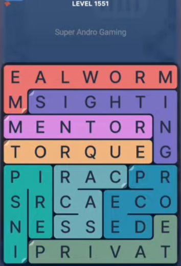 FillWords Level 1551
