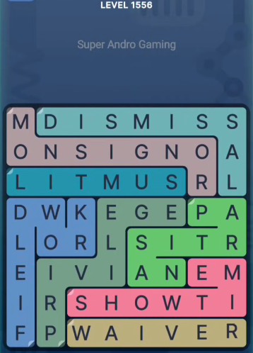 FillWords Level 1556