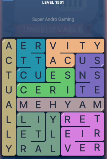 FillWords Level 1561