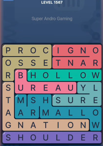 FillWords Level 1567